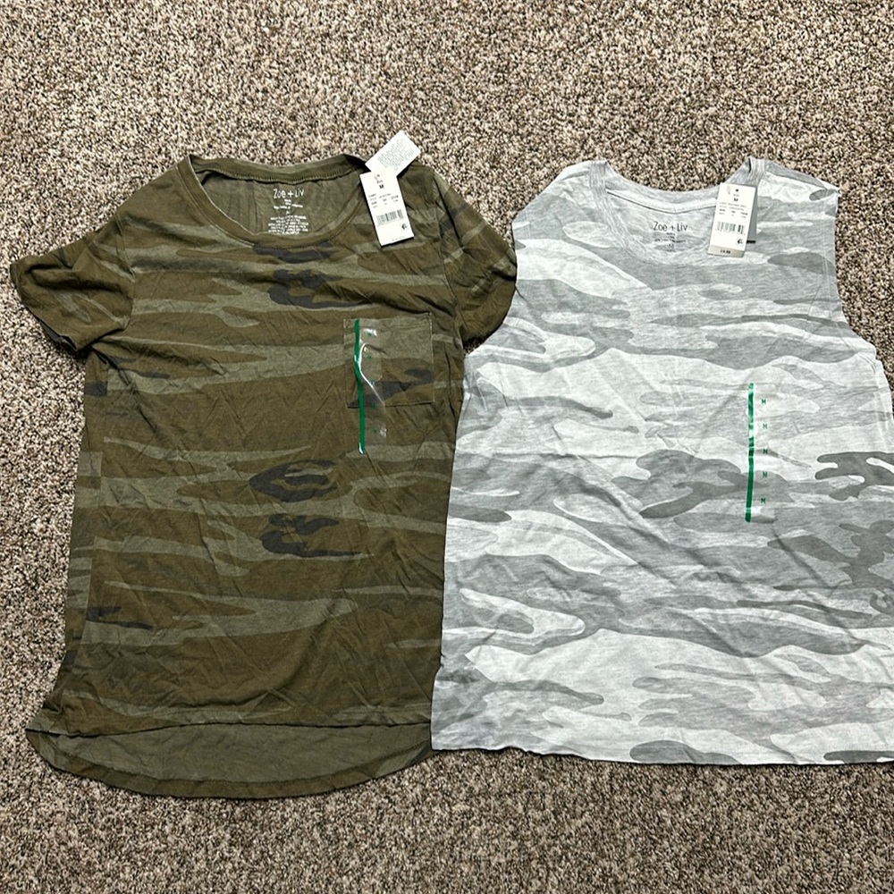 Two shirts from target. Women’s medium.